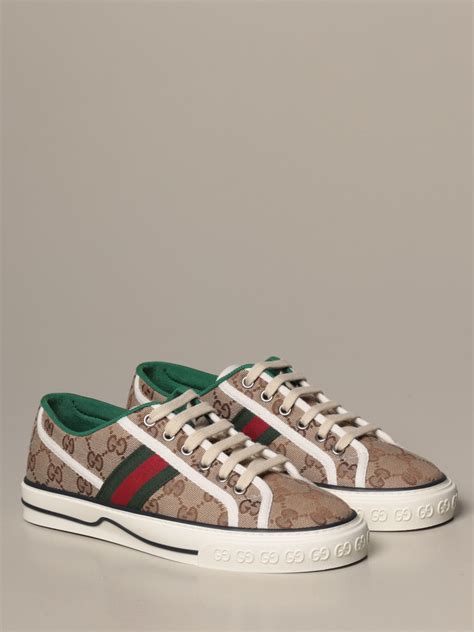 gucci women's canvas shoes|Gucci unisex shoes.